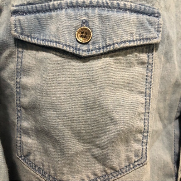 Calvin Klein Button Up Denim Men SZ L - Picture 10 of 12